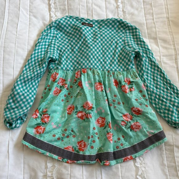 Matilda Jane Clothing Girls Size 10 EUC Pecan Pie Tunic - Picture 3 of 3